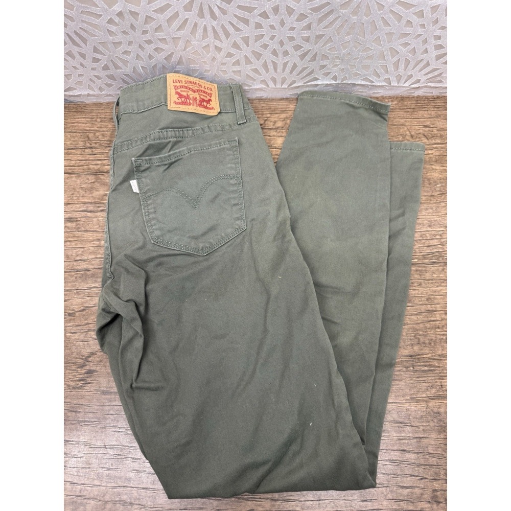 Levi's Youth Size 25 Reg Slim Fit Burnt Olive Jeans Boys